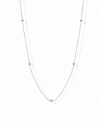 14K Gold Five-Stone Necklace