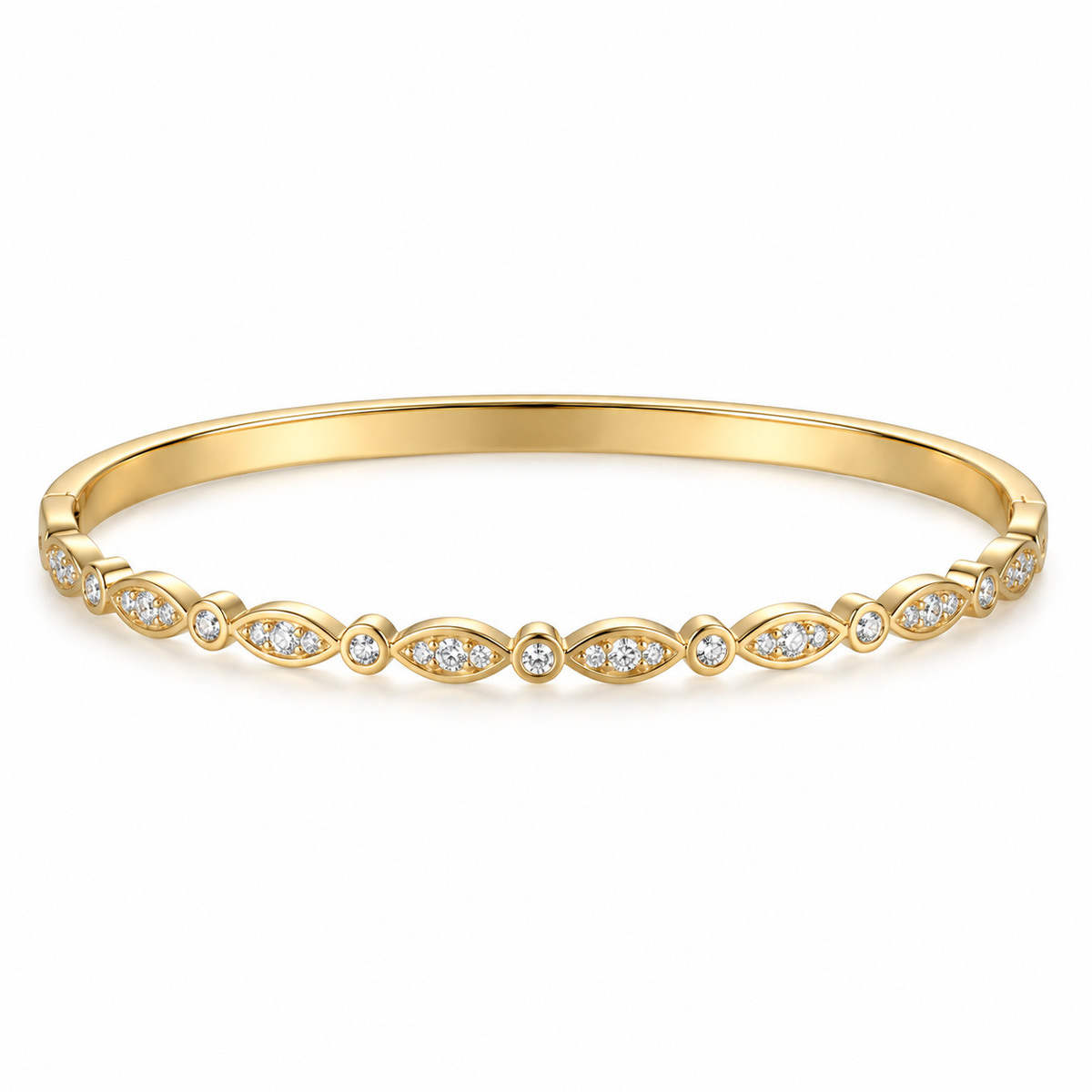 14K Gold Heirloom Bangle