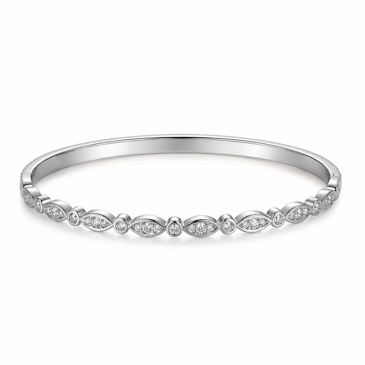14K Gold Heirloom Bangle