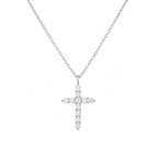14K Gold Grace Cross Pendant