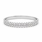 14K Gold Mille Cuori Bangle