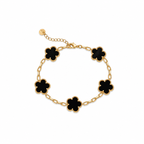 14K Gold Fortuna Charm Bracelet