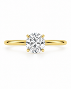 14K Gold Riviera Ring