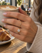 14K Gold Riviera Ring