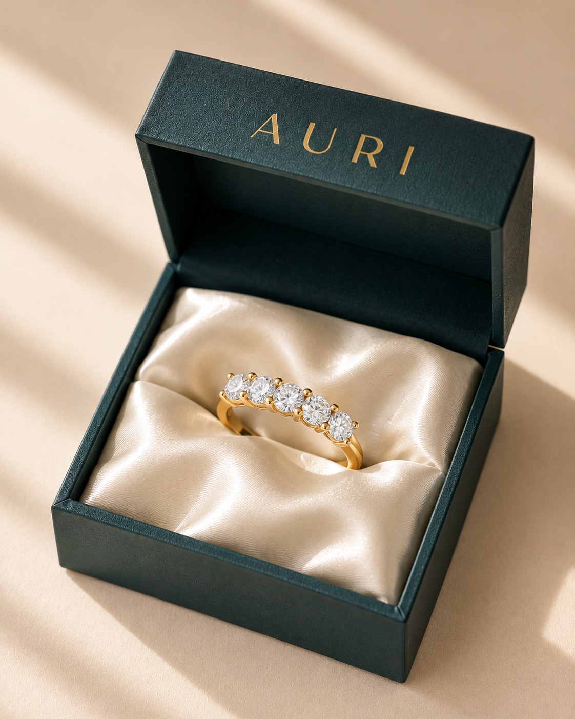 14K Gold Promessa Ring