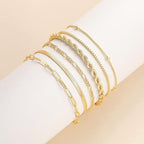 14K Gold Bracelet Set