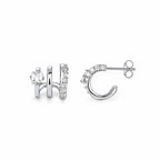 14K Gold Trevi Triple Huggies