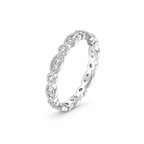 14K Gold Florence Milgrain Band