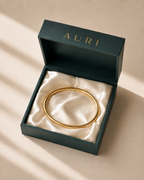 14K Gold Stacking Bangle Bracelet