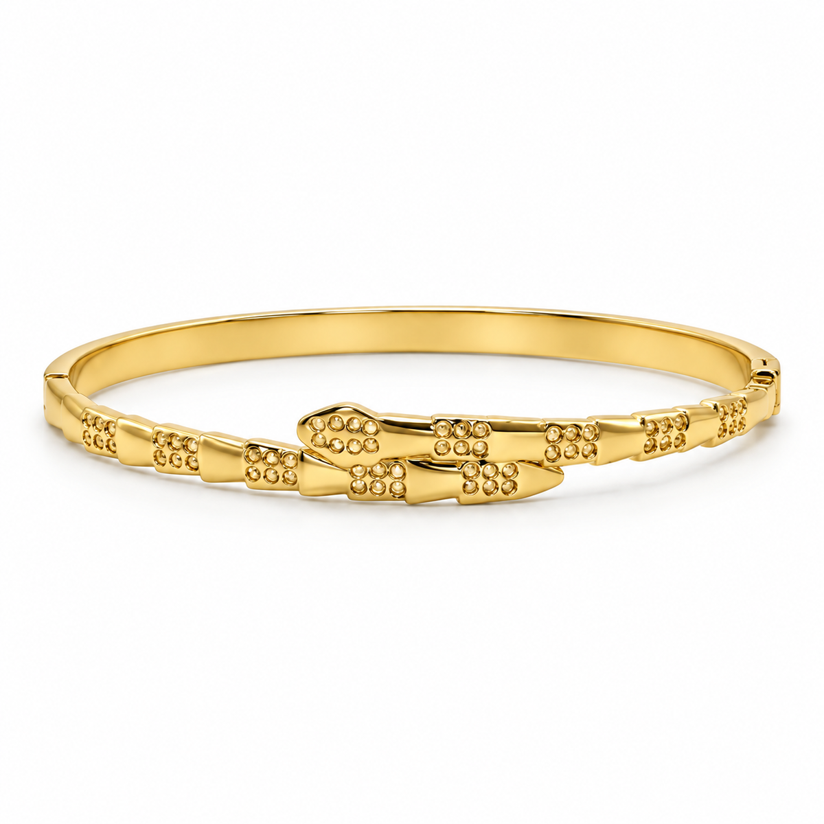14K Gold Ophira Snake Bangle