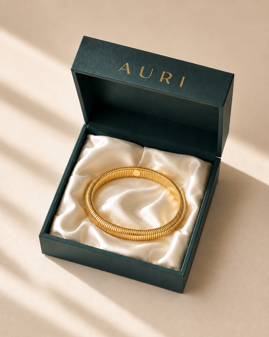14K Gold Capri Flex Bangle
