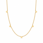 14K Gold Cora Heart Necklace