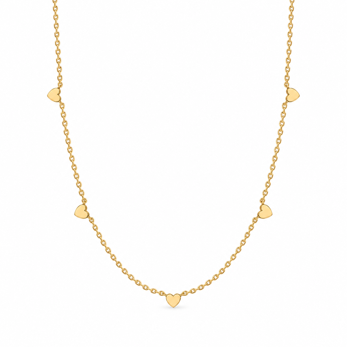 14K Gold Cora Heart Necklace
